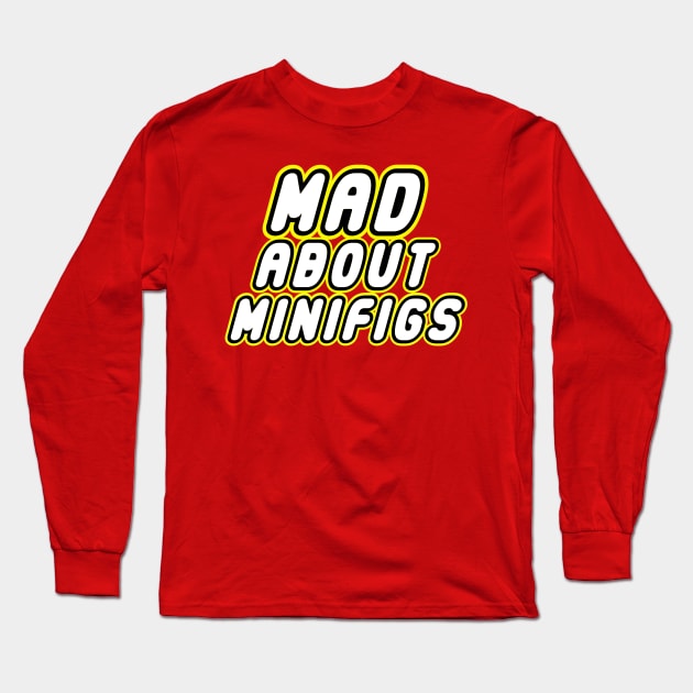 MAD ABOUT MINIFIGS, Customize My Minifig Long Sleeve T-Shirt by ChilleeW